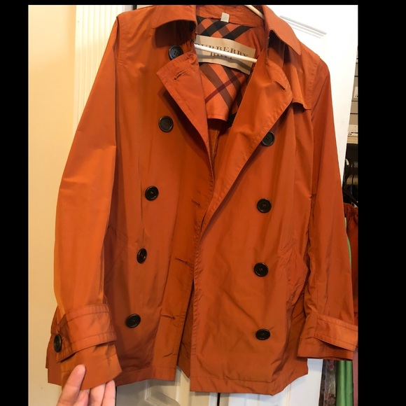 Burberry jacket orange Clearance